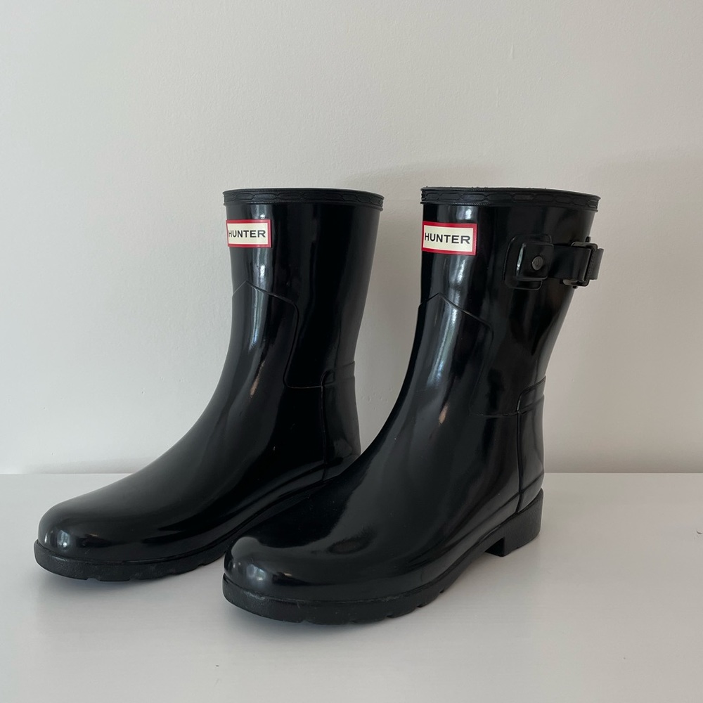 HUNTER REFINED SLIM FIT SHORT RAIN BOOTS